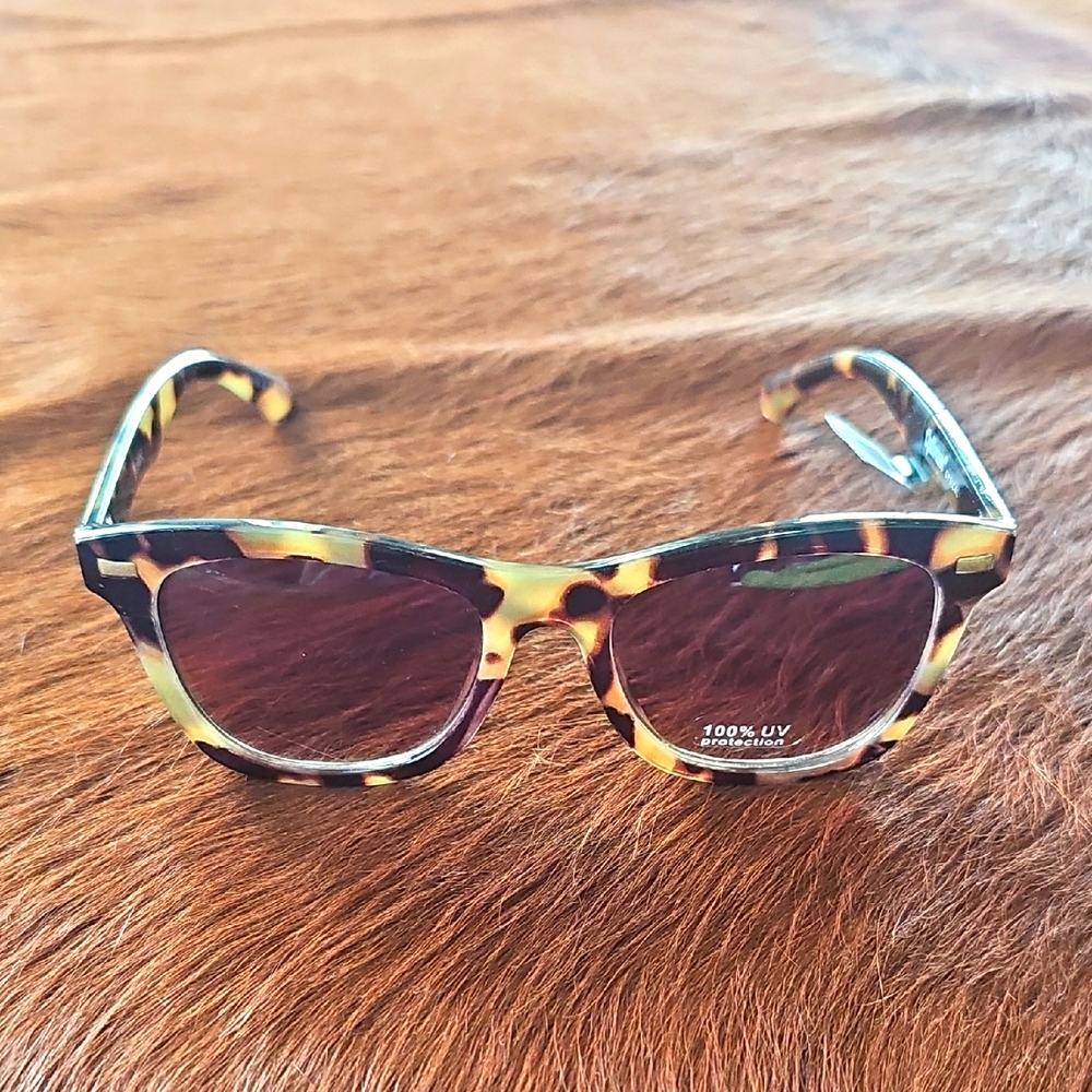 Tortoise Shell Sunglasses with Brown Lenses